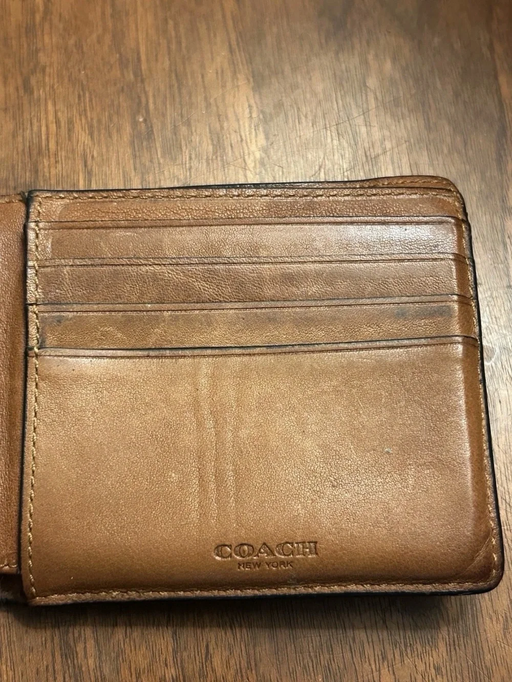 Coach Brown Bifold Wallet